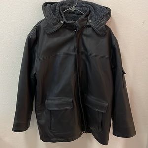 lined Weatherproof Leather jacket size L